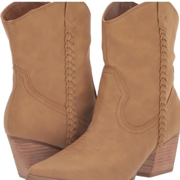 Dolce Vita Koolson Western Booties NEW - Picture 5 of 9